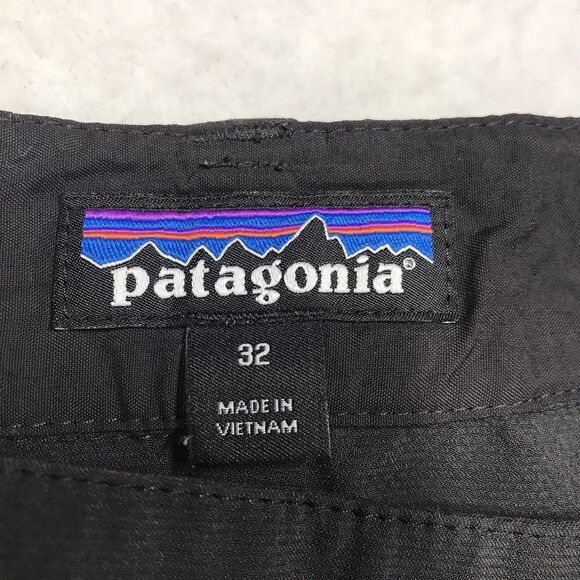 PATAGONIA Terravia Trail Pant Men 32x31 Black Hiking Performance Stretch - Picture 13 of 16